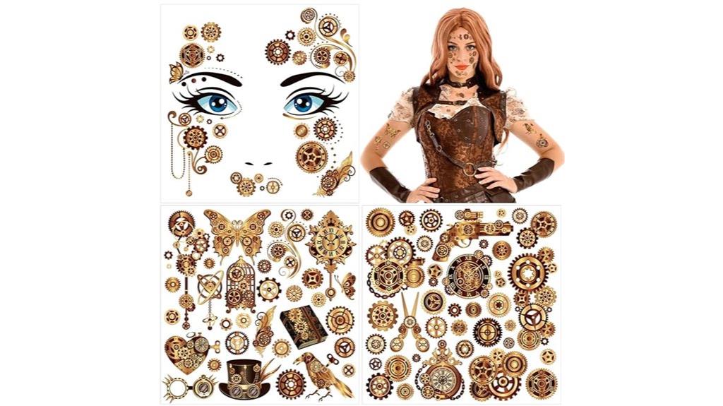 steampunk themed halloween tattoos