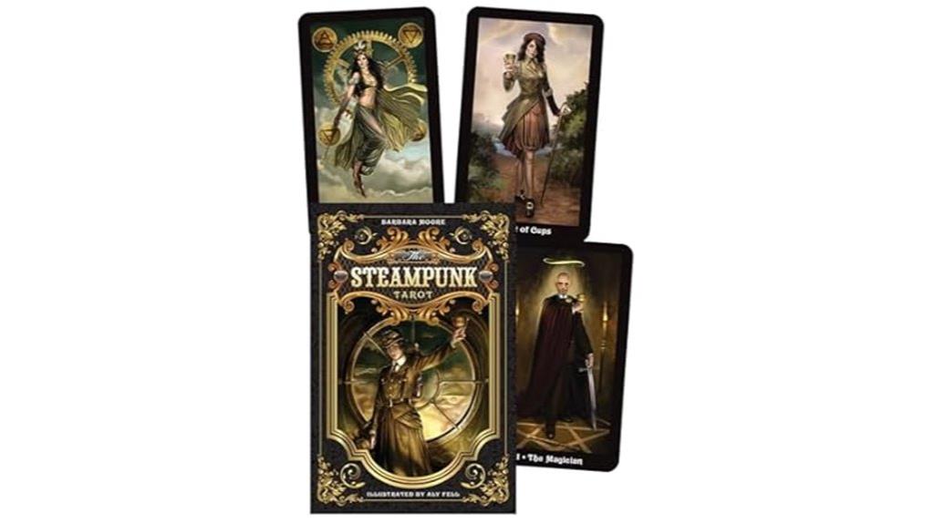 steampunk themed tarot cards