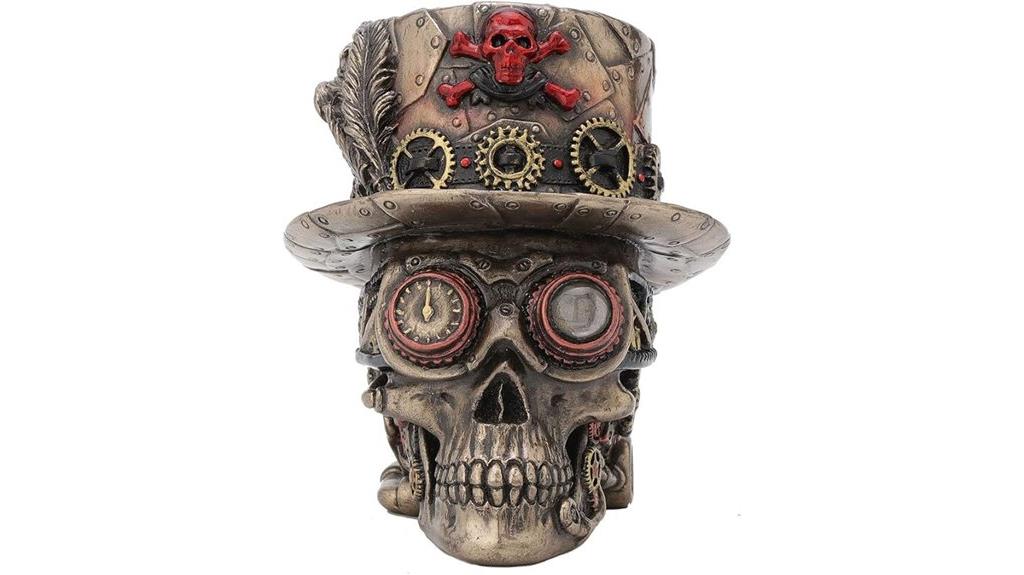 steampunk top hat sculpture