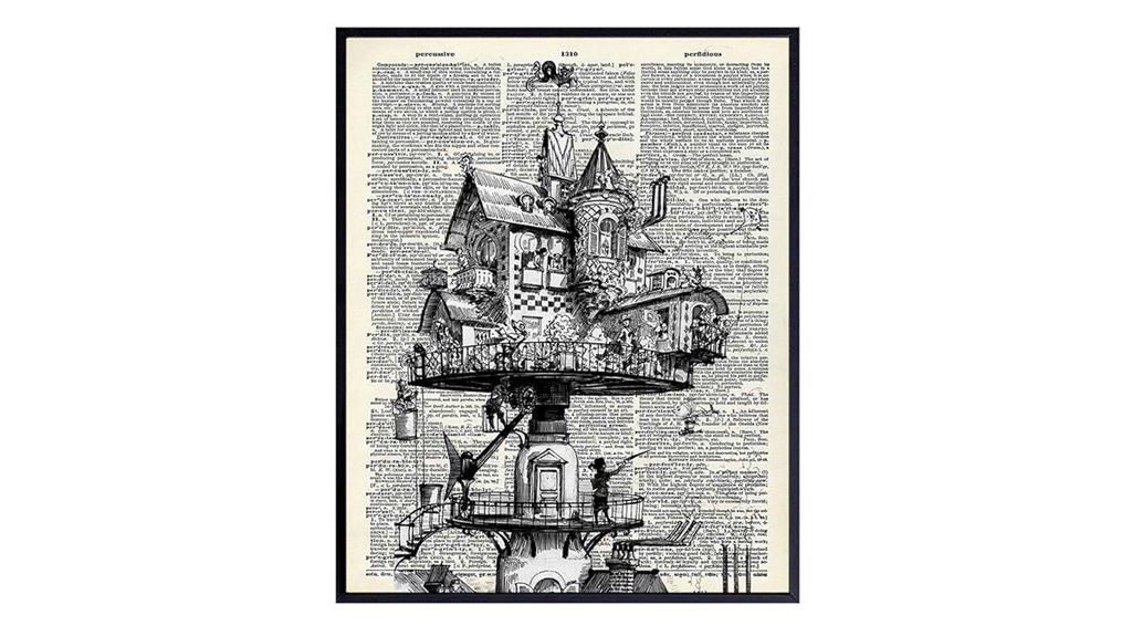 steampunk wall art print