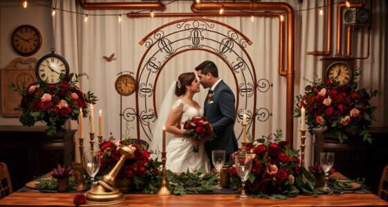 steampunk wedding decor ideas