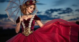 steampunk wedding dress ideas