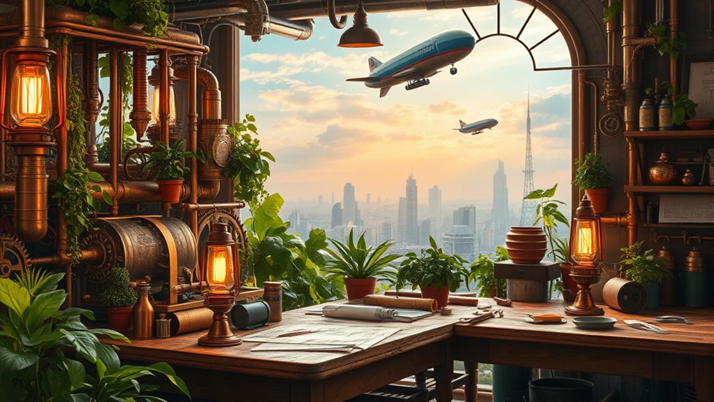 sustainable aesthetics in steampunk