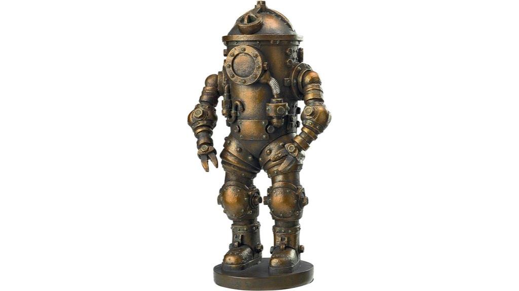 tritonia diving suit statue