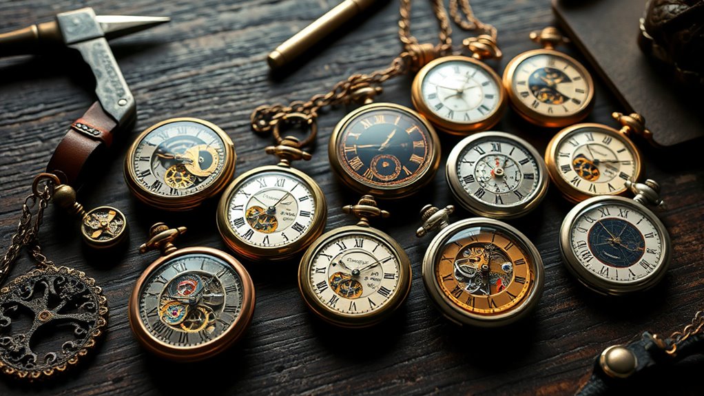 unique steampunk pocket watches