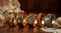 unique steampunk wedding rings