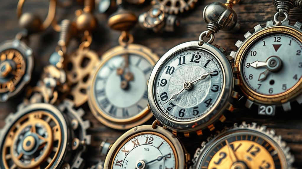 upcycled watch parts jewelry