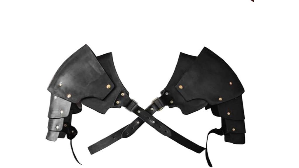 victorian inspired armored shoulder gear