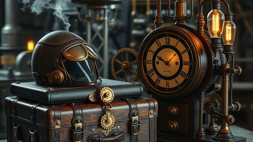 victorian inspired mechanical aesthetics