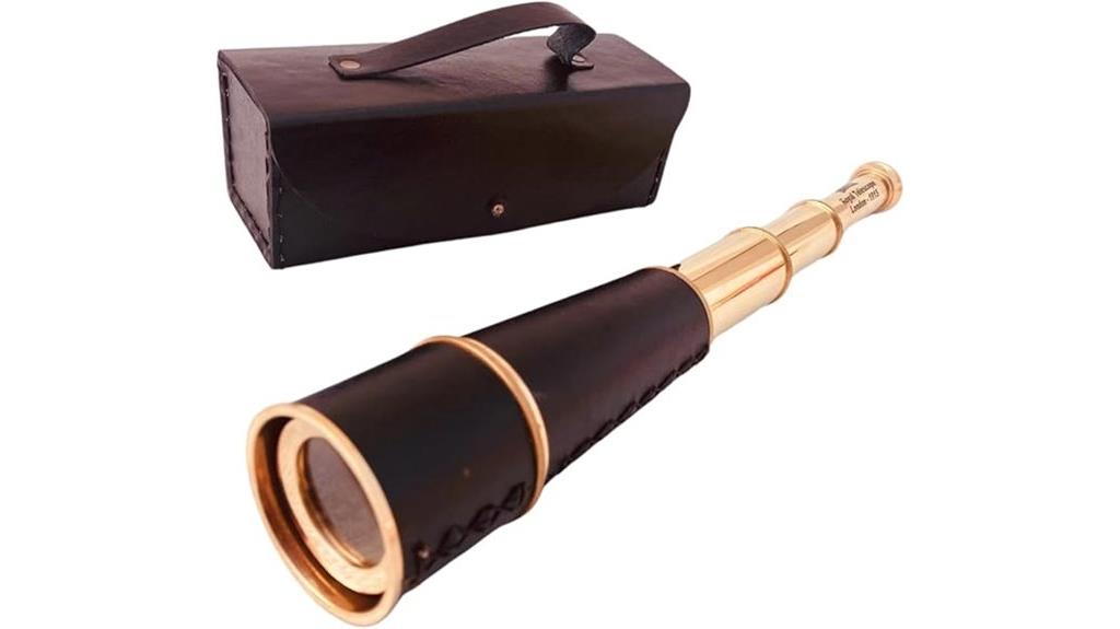 vintage decorative spyglass telescope