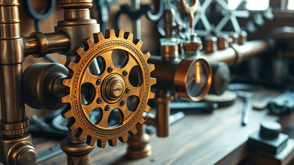 vintage machinery meets artistry