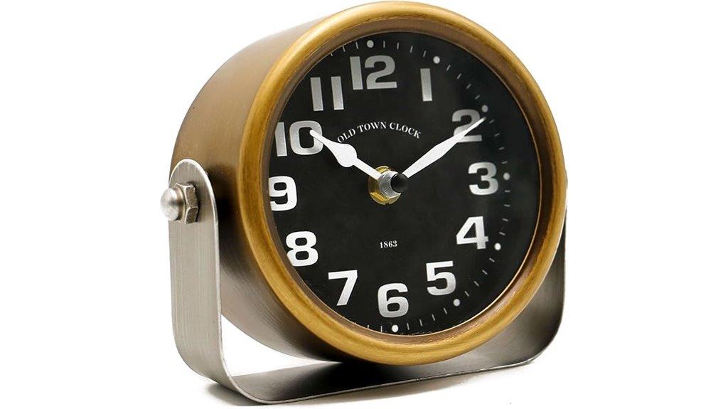 vintage steampunk desk clock