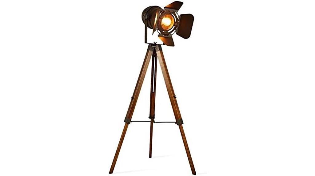 vintage tripod floor lamp