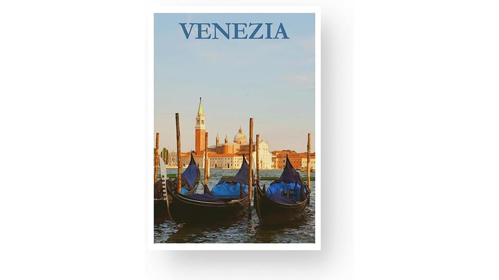 vintage venezia travel poster