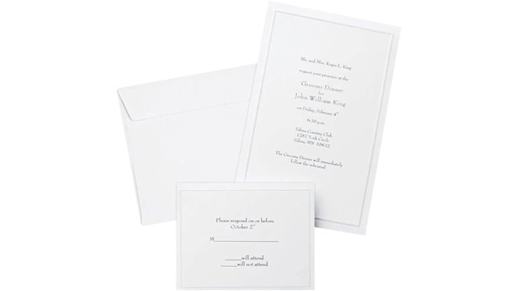 wedding invitation kit bundle