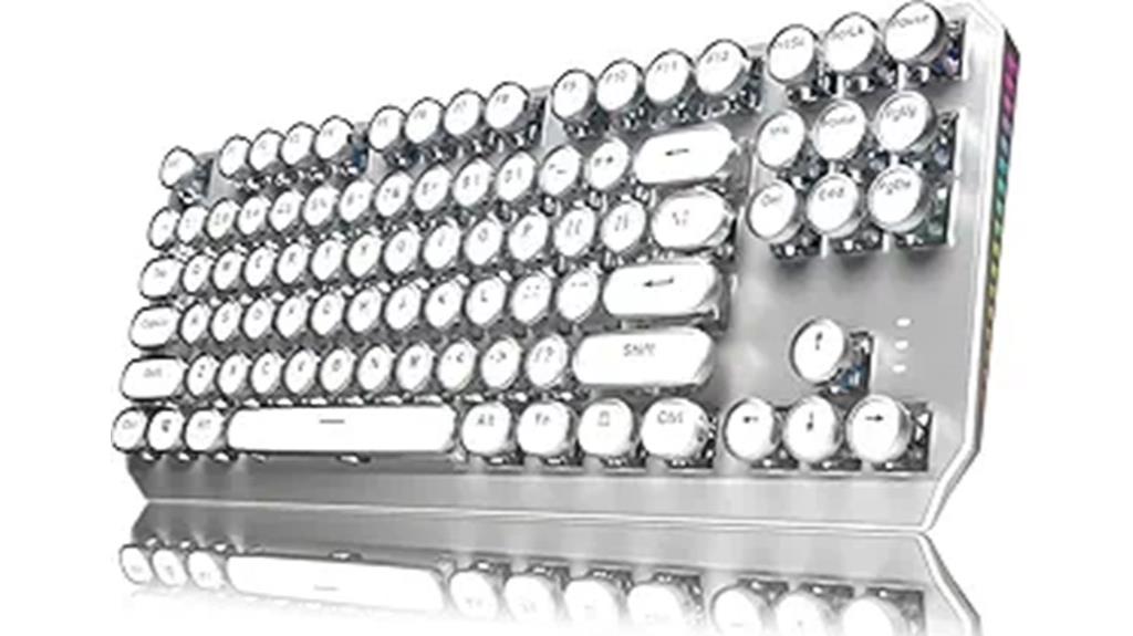 wireless mechanical typewriter keyboard
