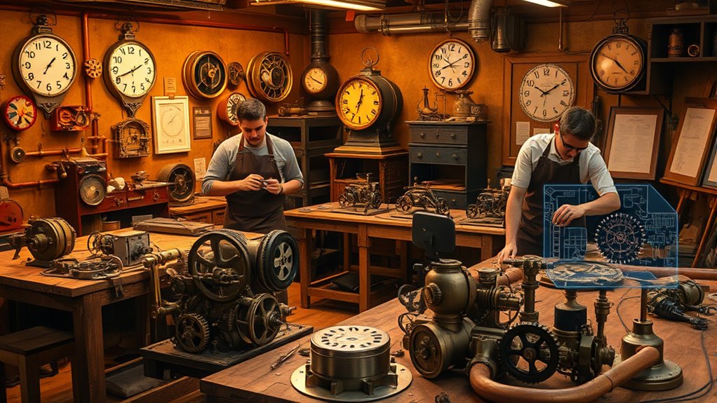 collaborative victorian steampunk innovation