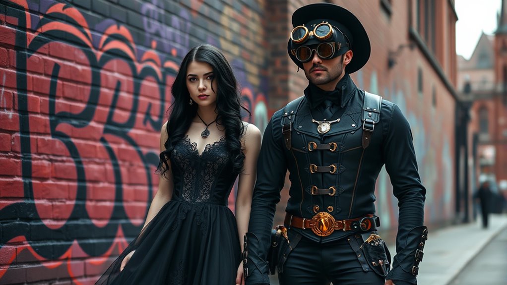 goth and steampunk fusion