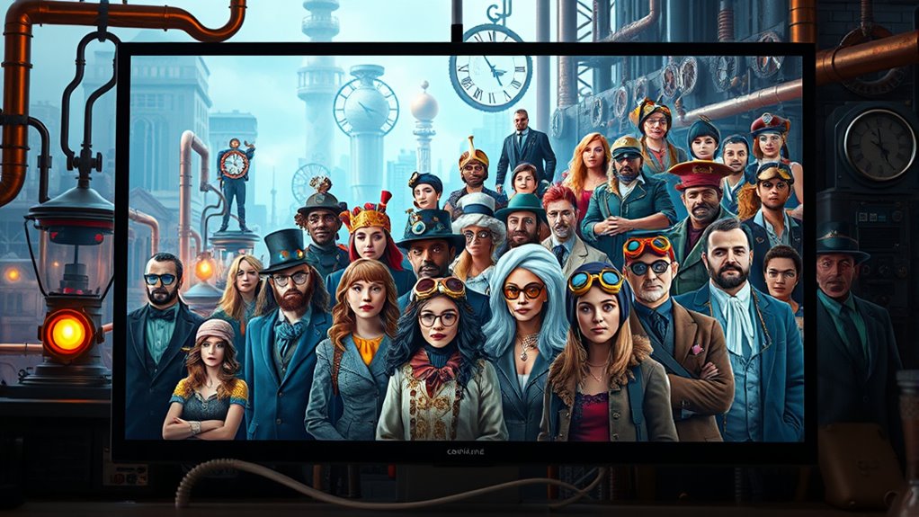 online steampunk community engagement