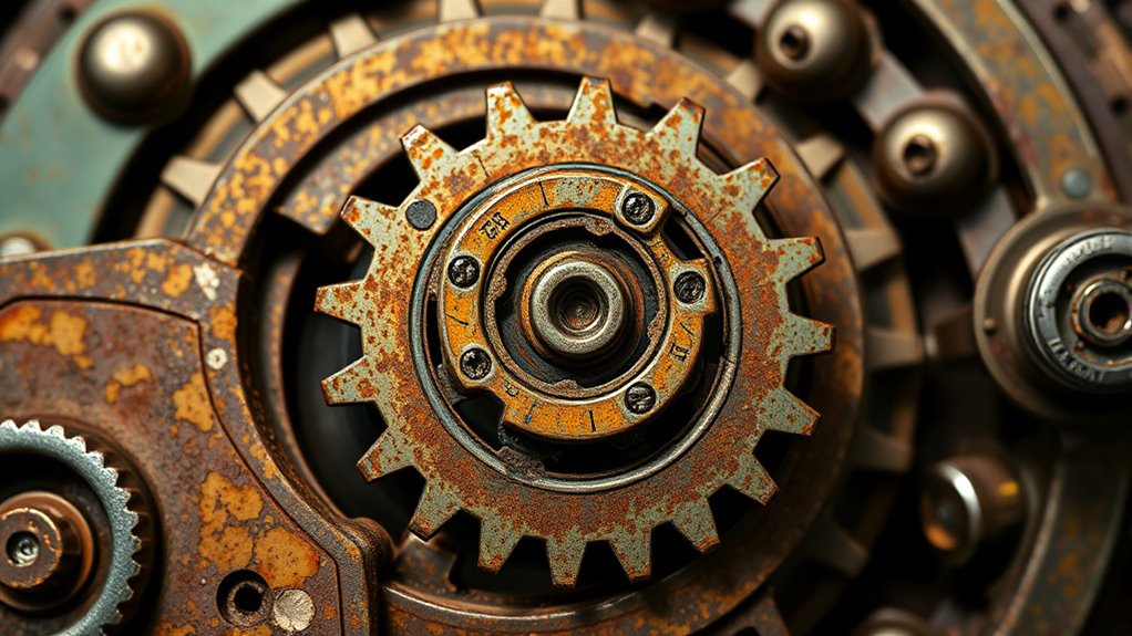 realistic weathered steampunk props