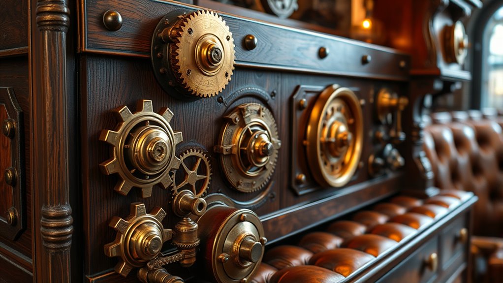 steampunk antique furniture craftsmanship