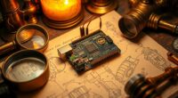 steampunk arduino retro projects