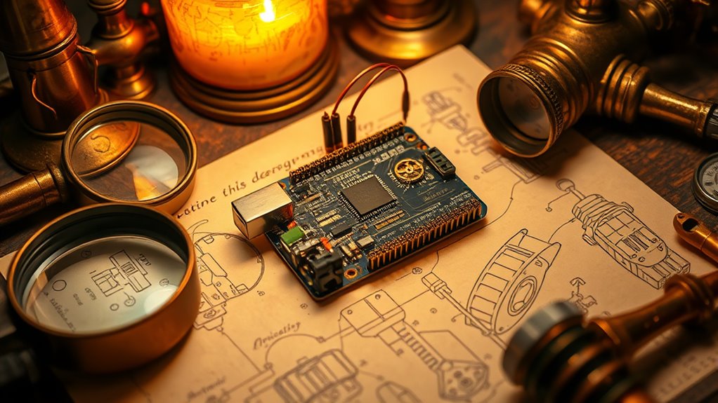 steampunk arduino retro projects
