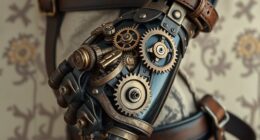 steampunk biomechanical prosthetic art