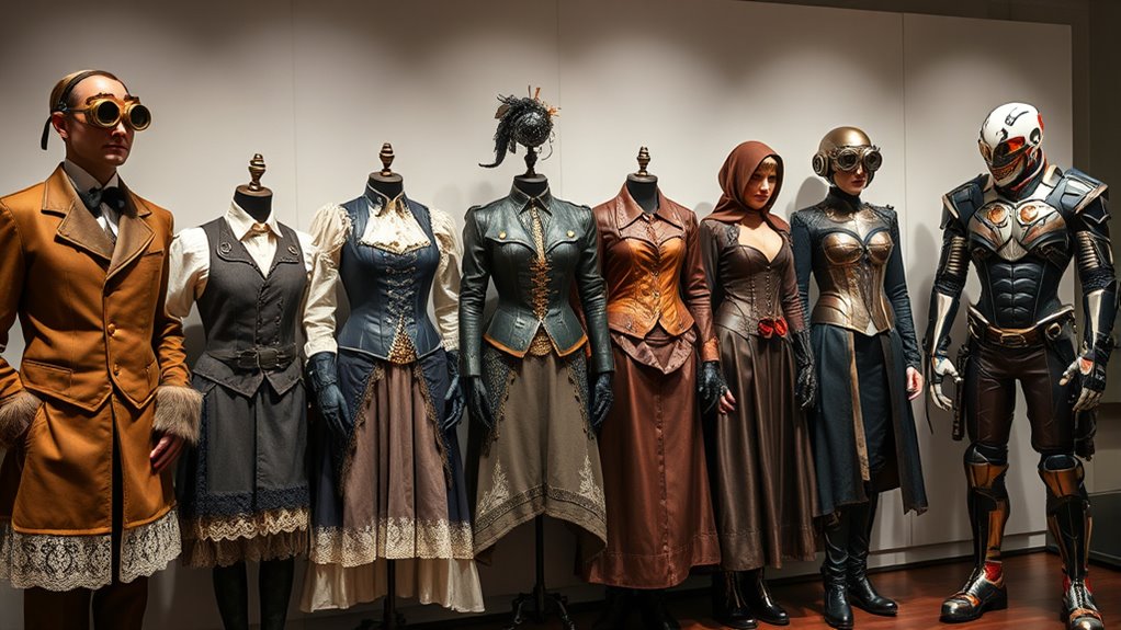 steampunk costume evolution timeline