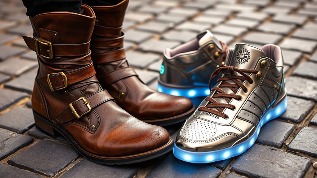 steampunk footwear evolution styles