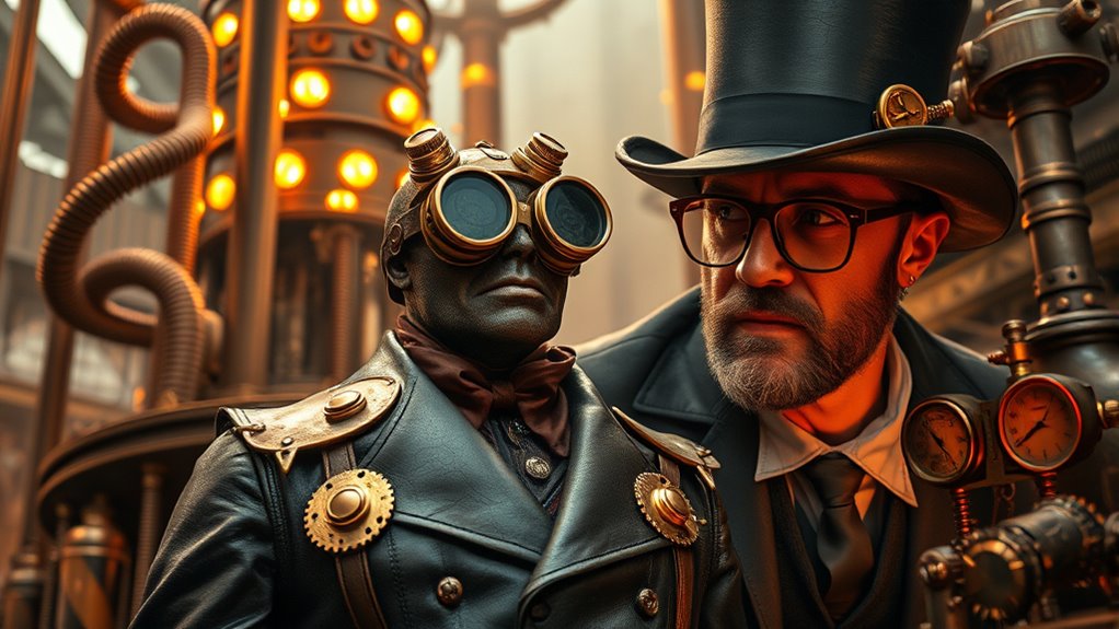 steampunk icons and creators