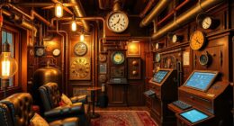steampunk inspired vintage smart home