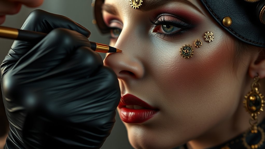 steampunk makeup and prosthetics