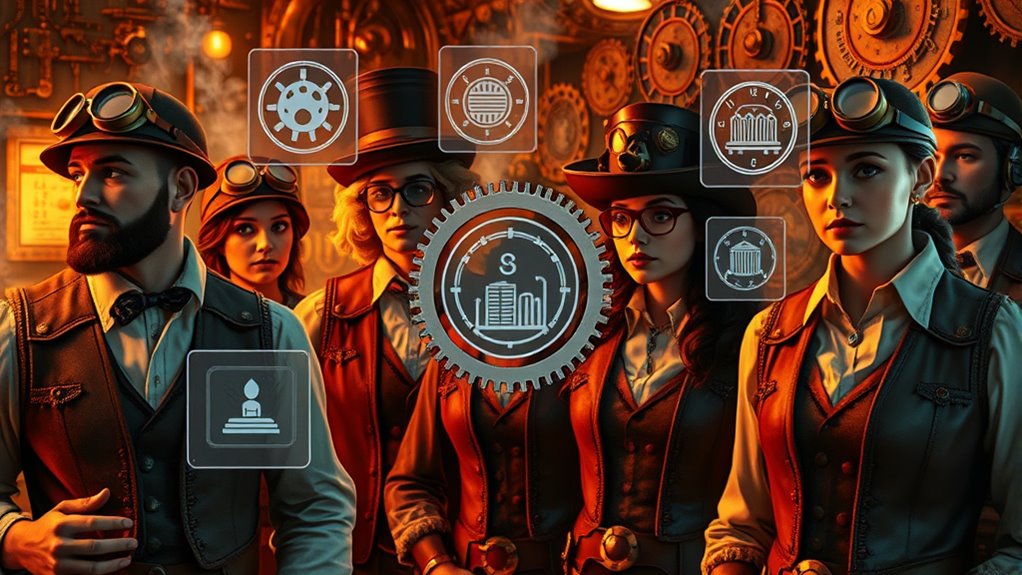 steampunk online community customs
