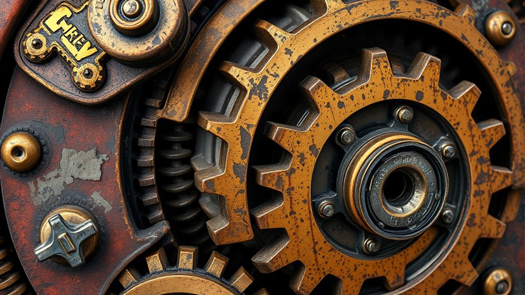 steampunk prop weathering methods