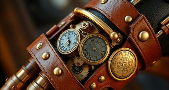 steampunk prosthetic arm construction
