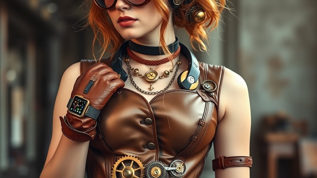 steampunk wearable tech fashion