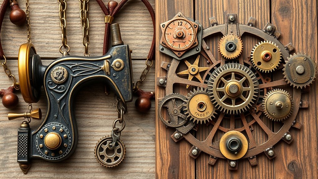 upcycling vintage steampunk creations