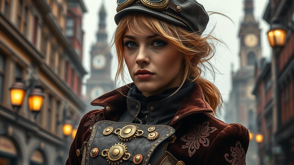 victorian elegance with gears