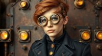 victorian inspired futuristic attire