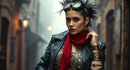 victorian punk fashion fusion
