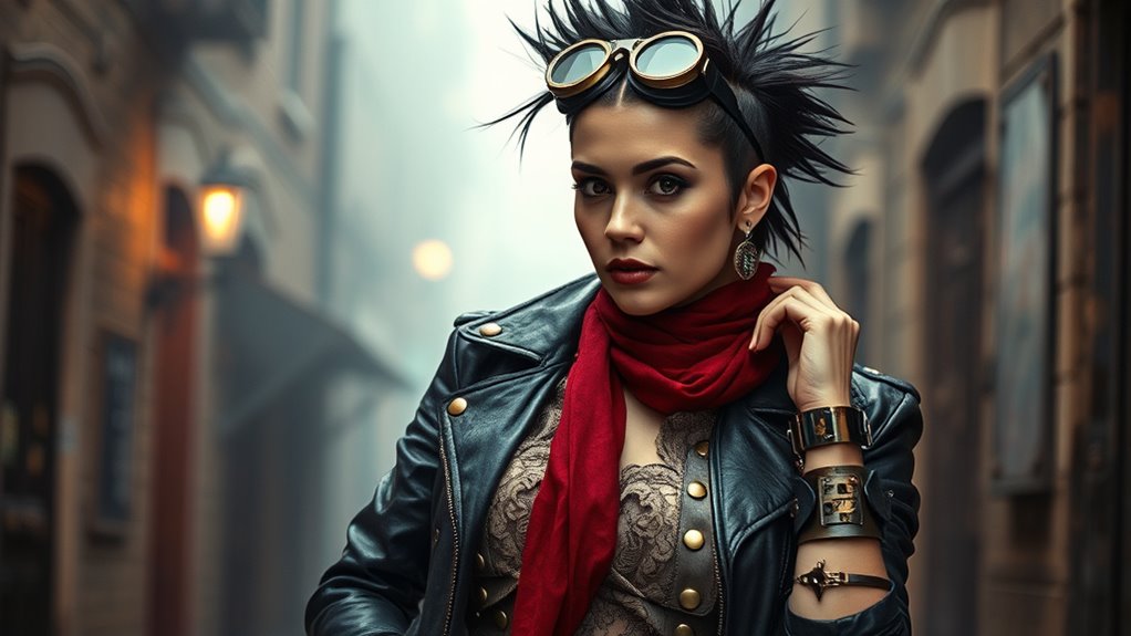 victorian punk fashion fusion