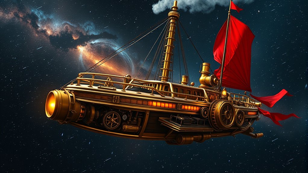 victorian space exploration aesthetic