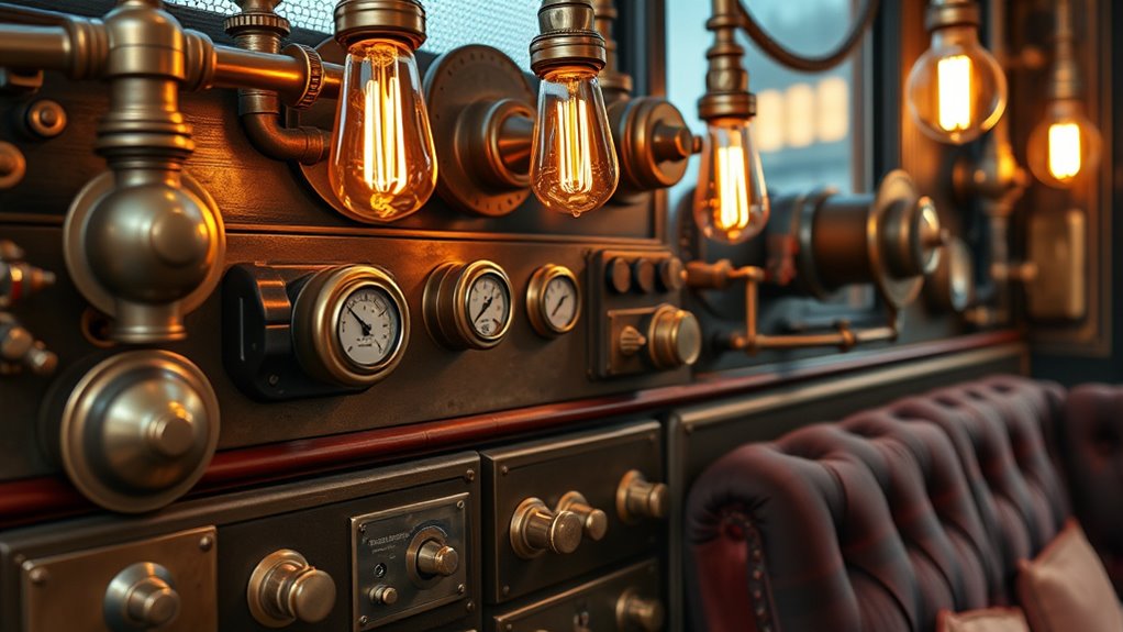 vintage technology seamlessly integrated