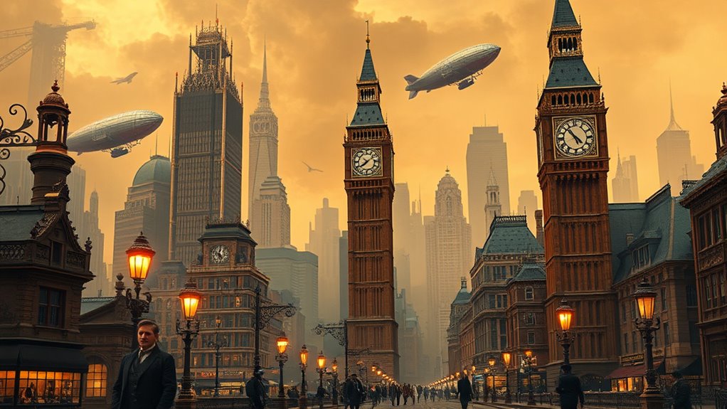 alternate history steampunk worlds