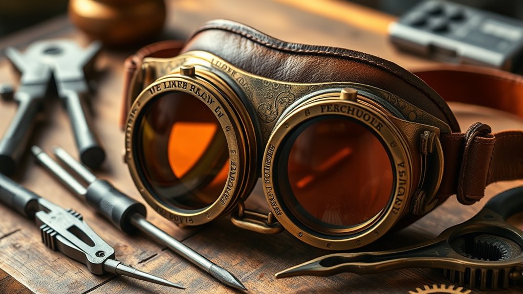 build your steampunk goggles