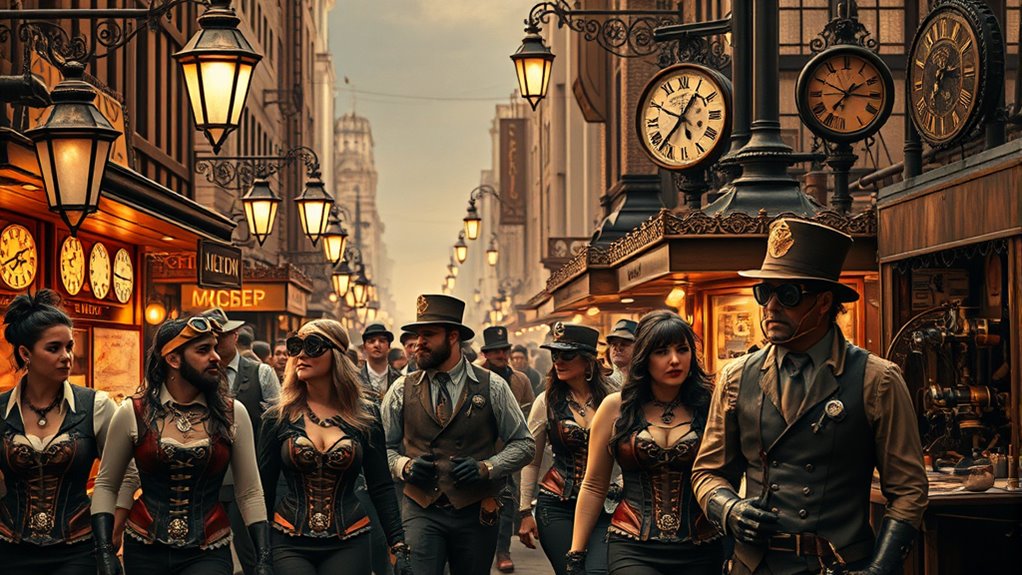 building steampunk community connections