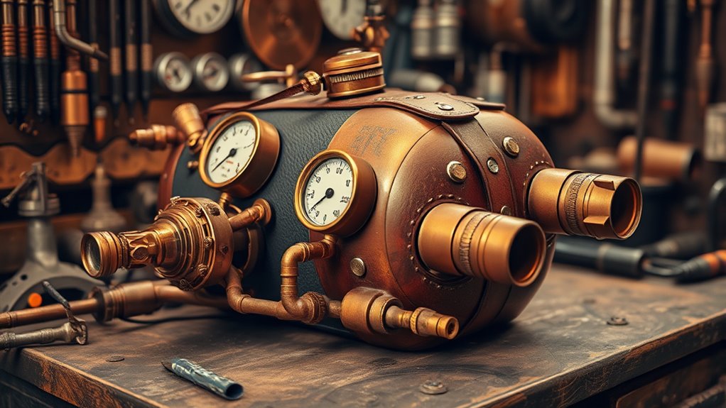 constructing a steampunk jetpack