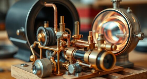 constructing miniature steam engine