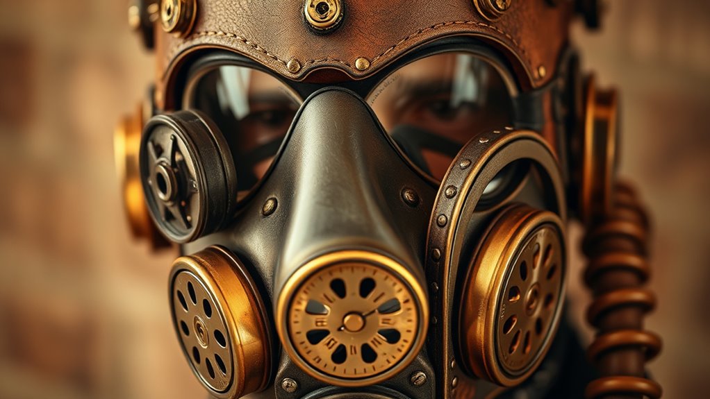 create authentic steampunk respirator